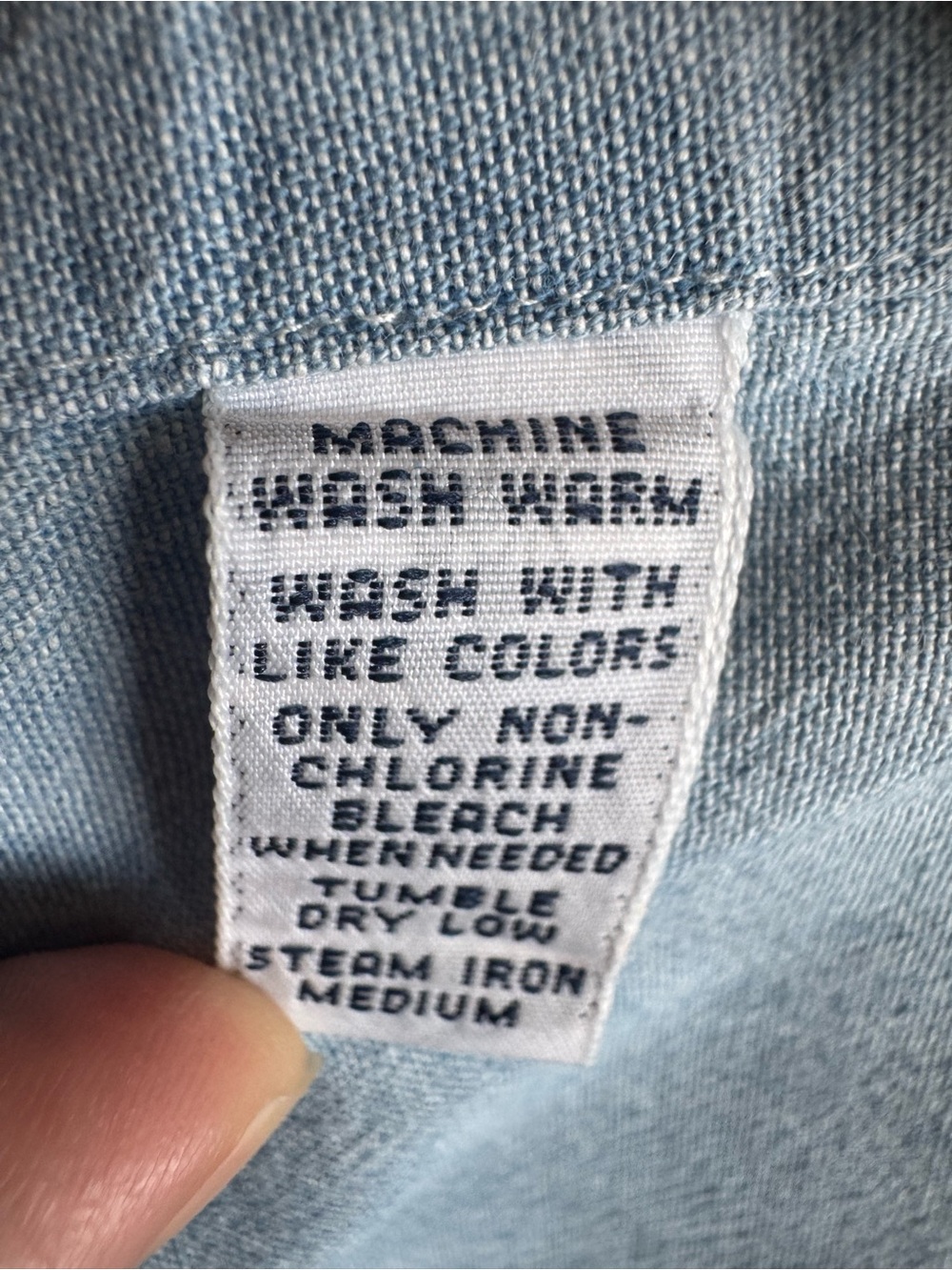 VINTAGE 90s Ralph Lauren "Big Shirt" button-down made from 100% cotton - Picture 7 of 7